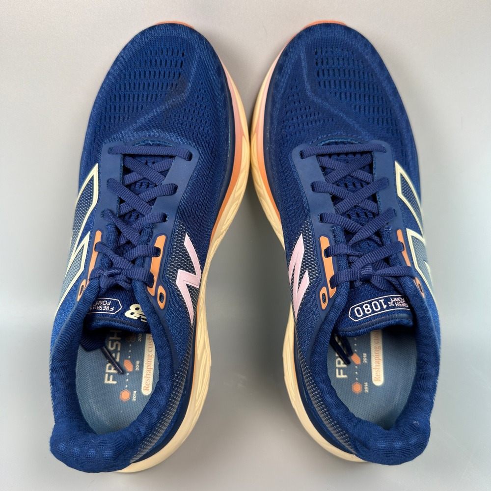New Balance Fresh Foam X 1080v14 Womens 7 B Running Shoes Blue Trainers Sneakers - Picture 6 of 16
